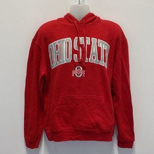 Ohio State Varsity Authentic Apparel Red Hoodie Size L